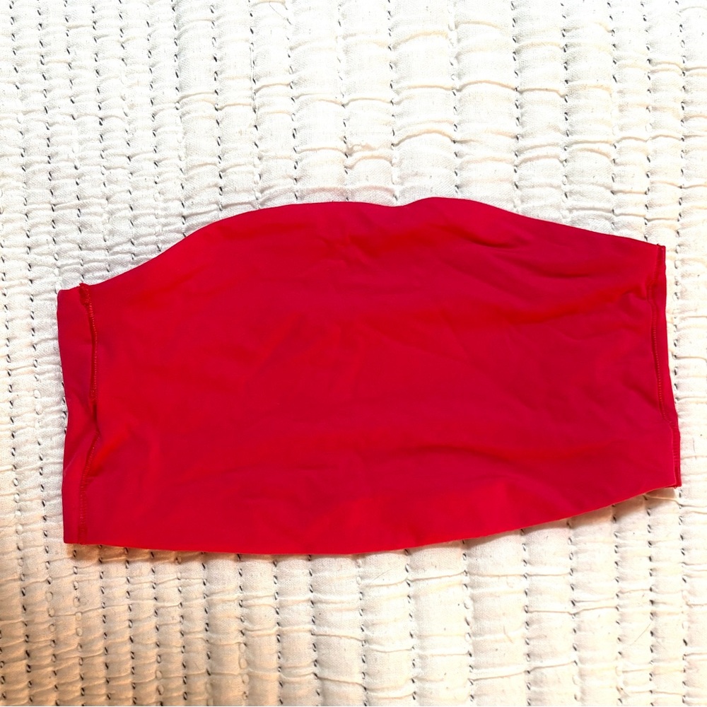 Victoria Secret-- Base Stretch Bandeau Bra--Small--Red